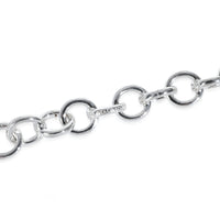 Sterling Silver  Clasping Link Necklace