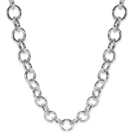 Sterling Silver  Clasping Link Necklace