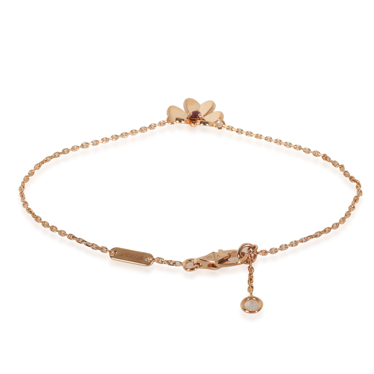 Rose Gold Ruby Mini Model Frivole Bracelet