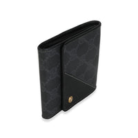 Vintage Black GG Canvas Bi Fold Wallet