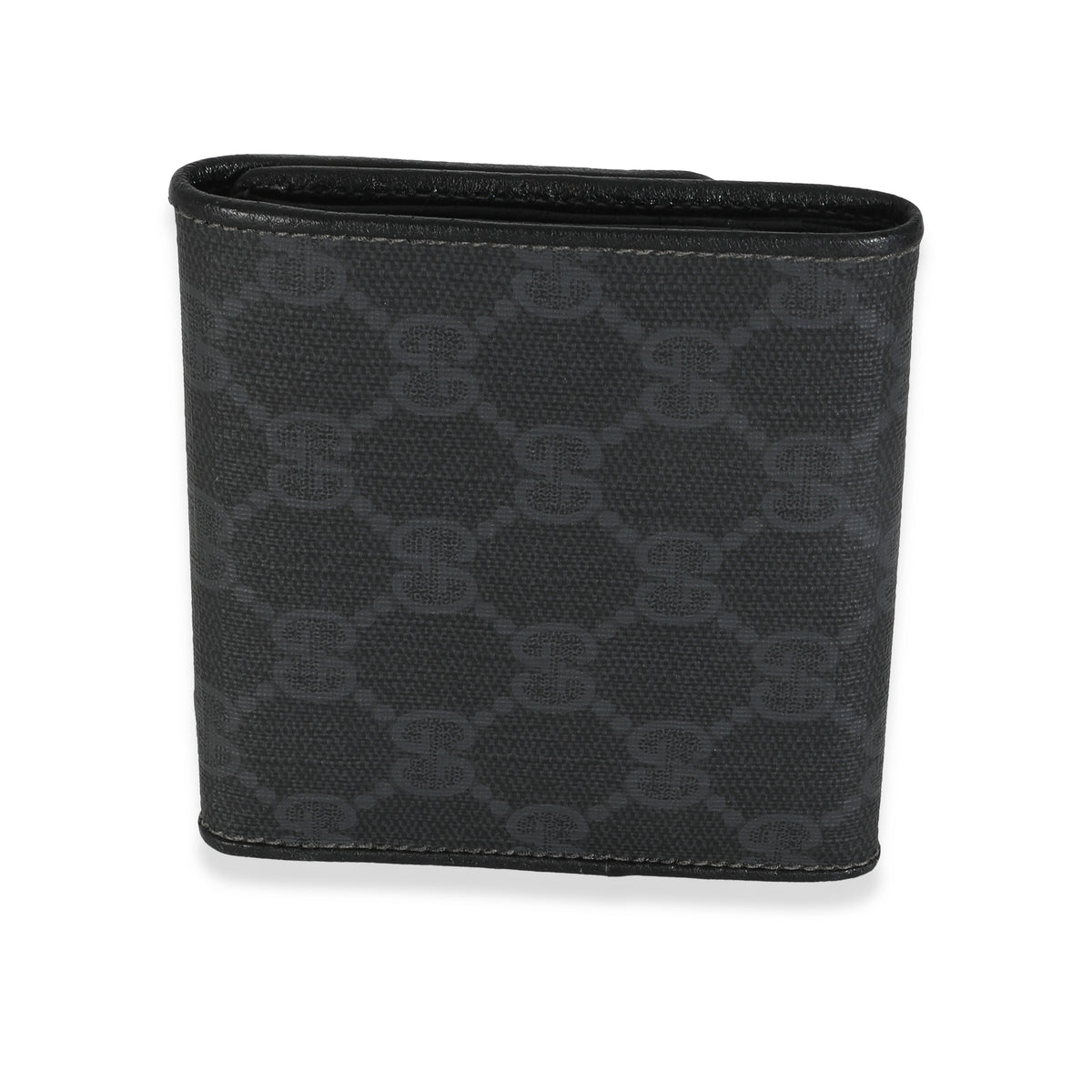 Vintage Black GG Canvas Bi Fold Wallet