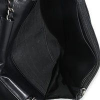 Black Quilted Lambskin Boy Wallet On Chain