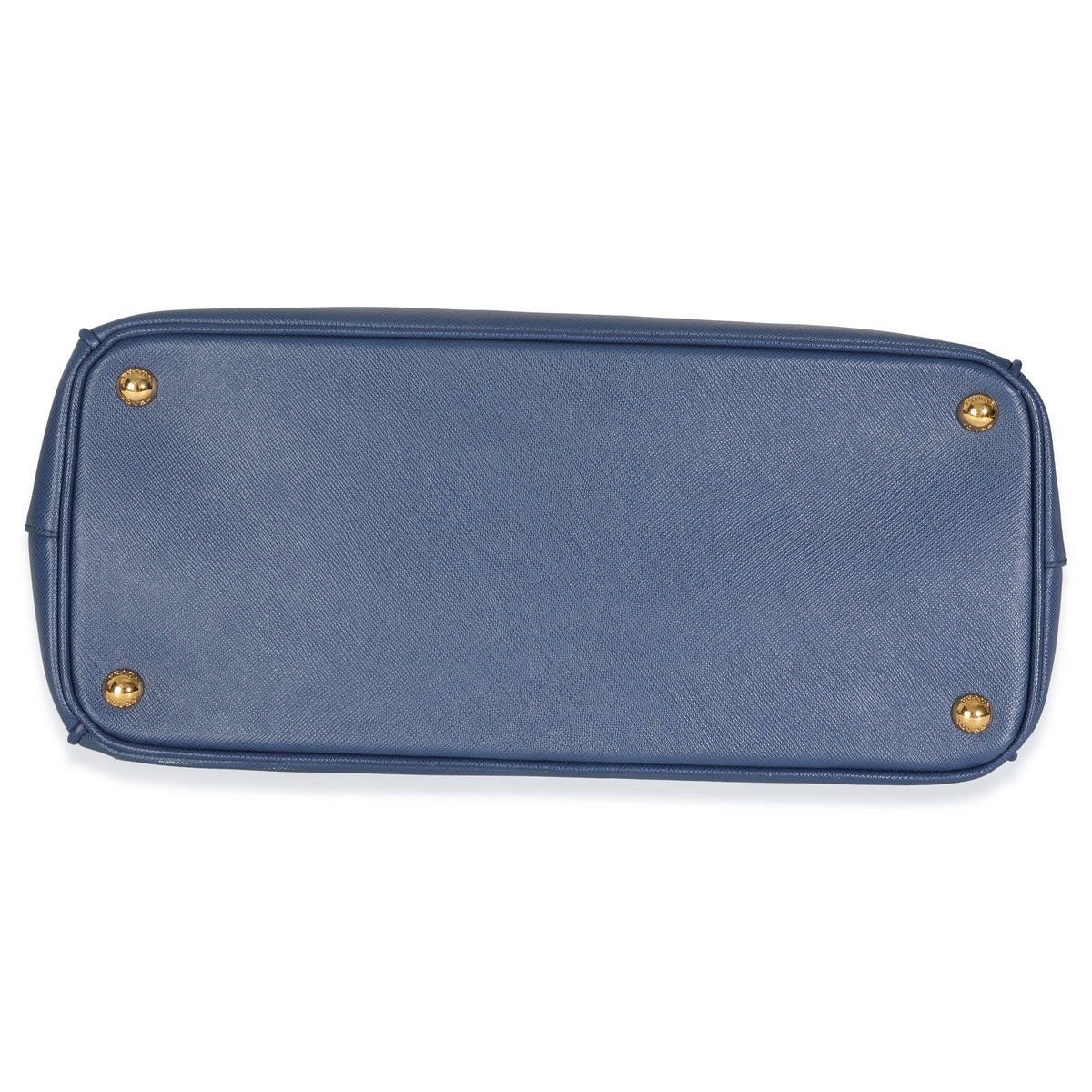 Navy Saffiano Medium Galleria Double Zip Tote