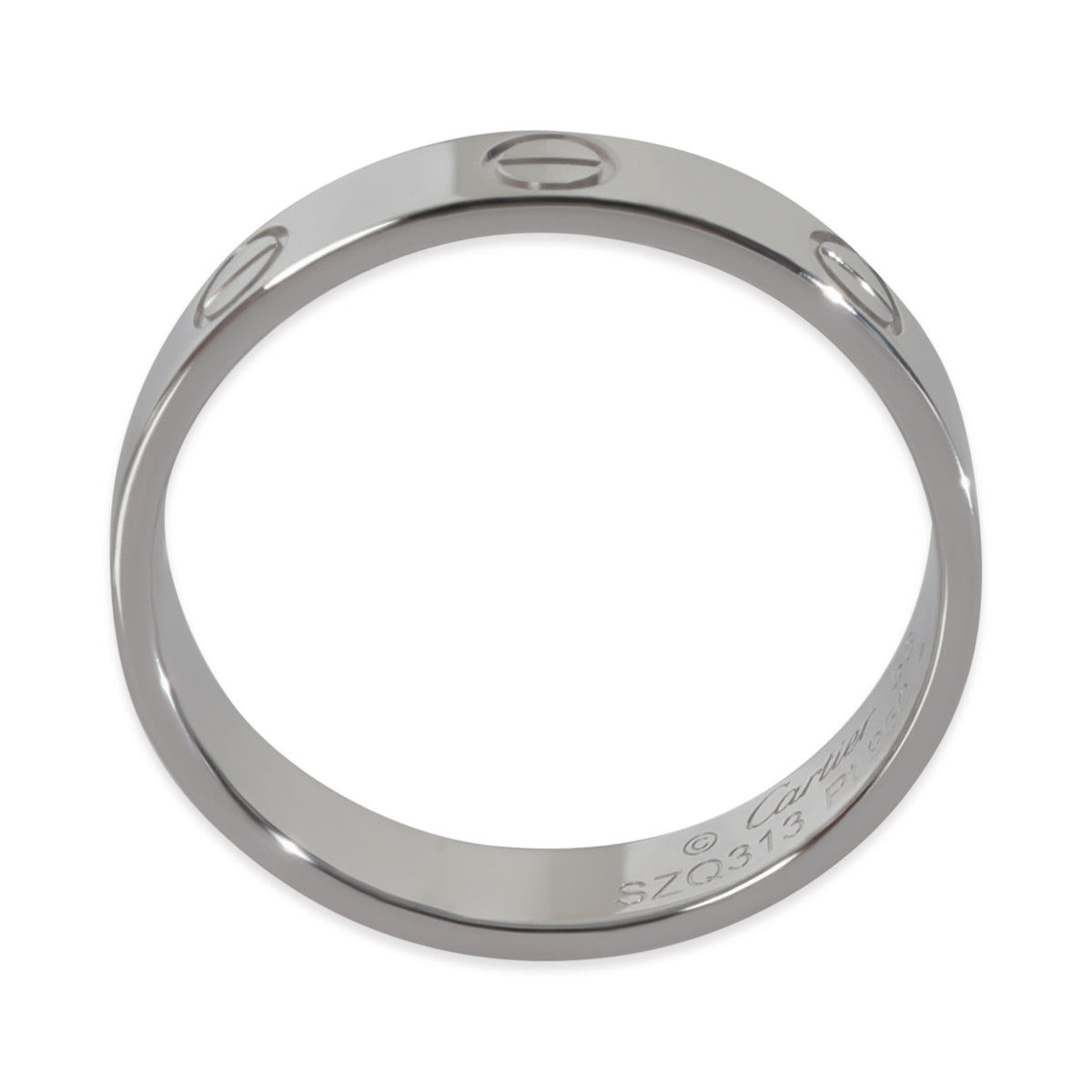 Platinum  Small Model Love Ring