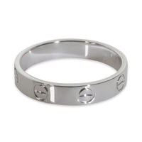 Platinum  Small Model Love Ring