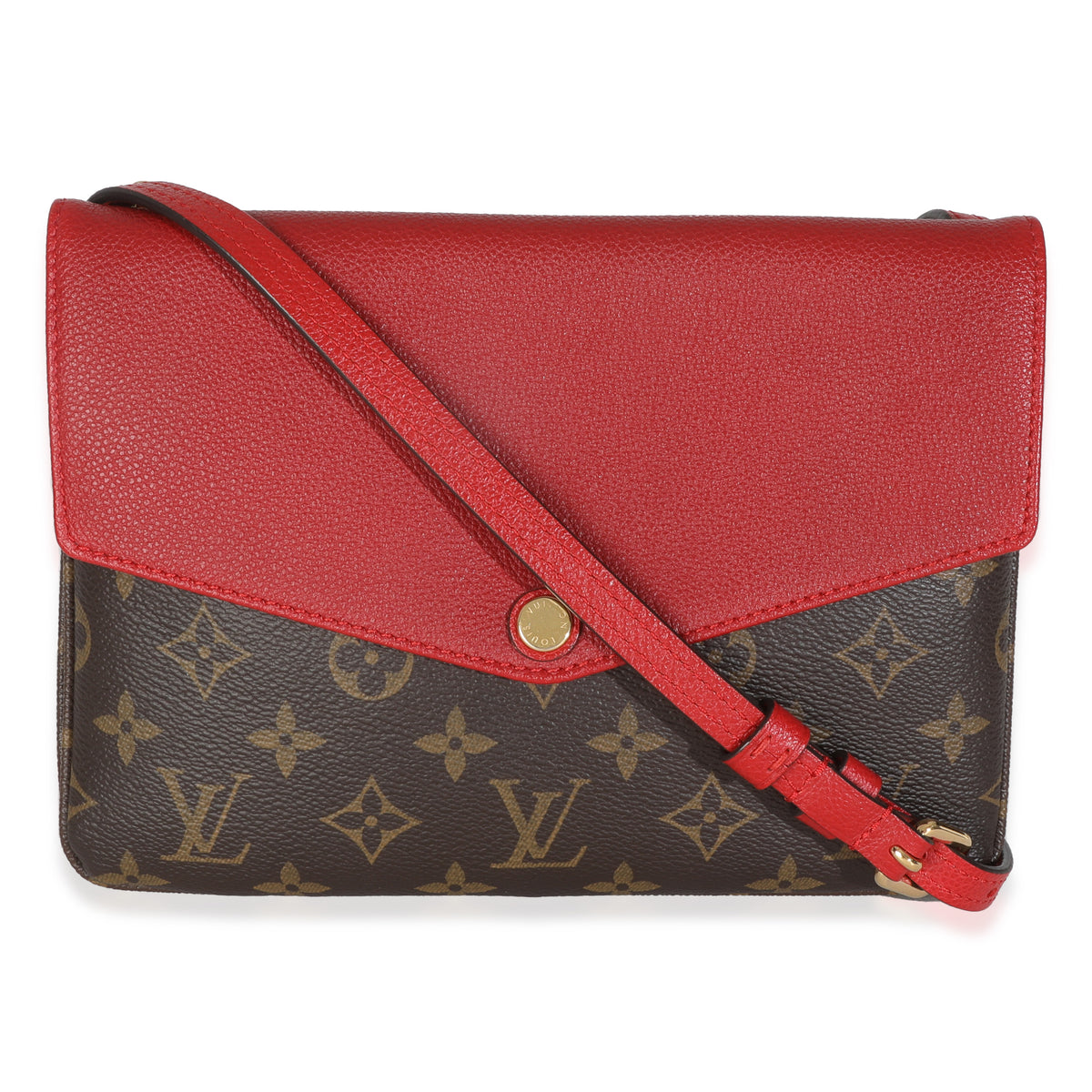 Cherry Monogram Canvas Twice Pochette