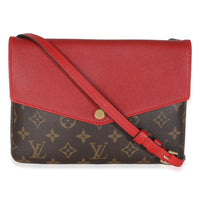 Cherry Monogram Canvas Twice Pochette