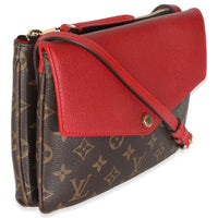Cherry Monogram Canvas Twice Pochette