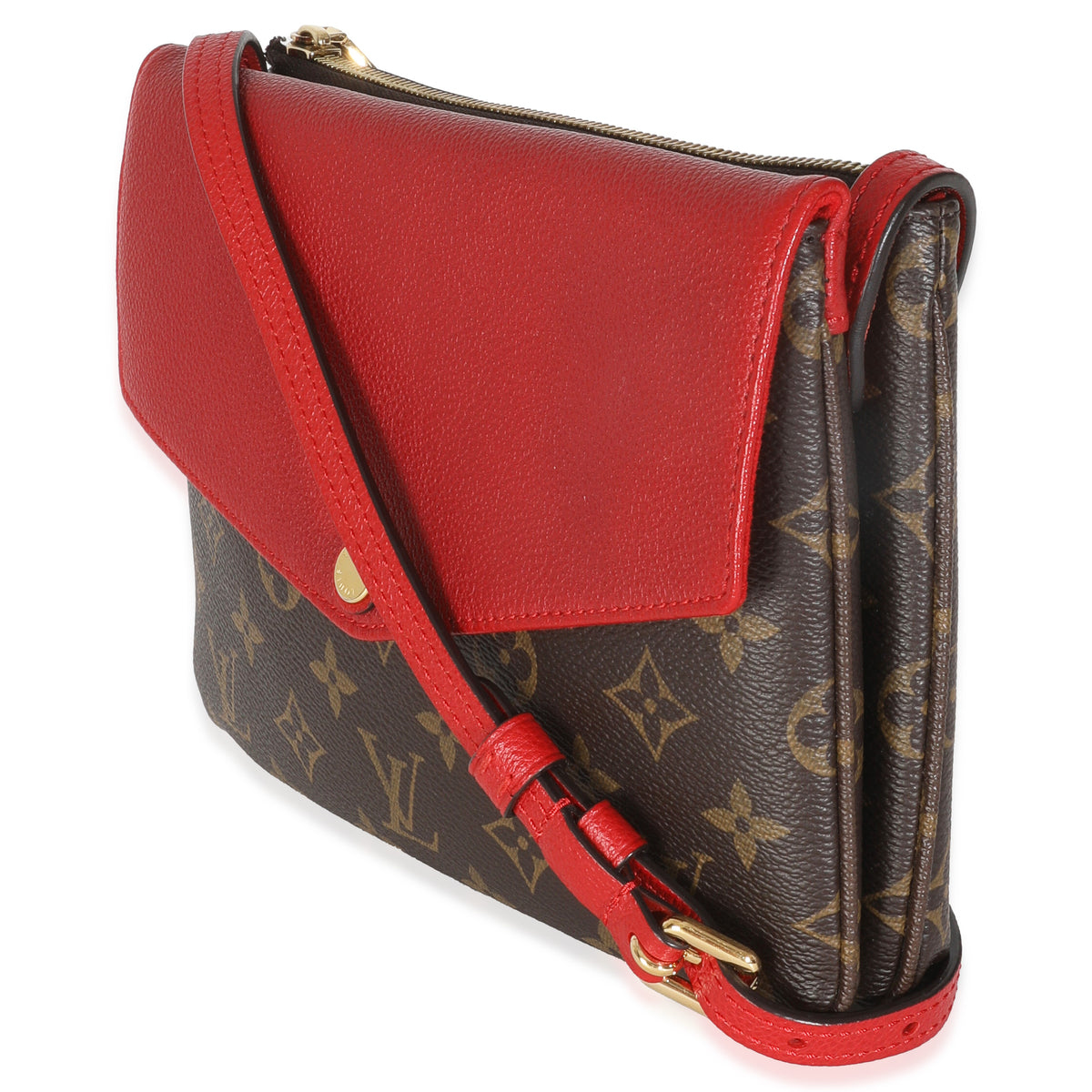Cherry Monogram Canvas Twice Pochette
