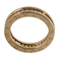 Yellow Gold Diamond B.zero1 Ring