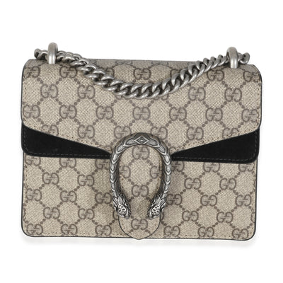 Black GG Supreme Canvas Mini Dionysus