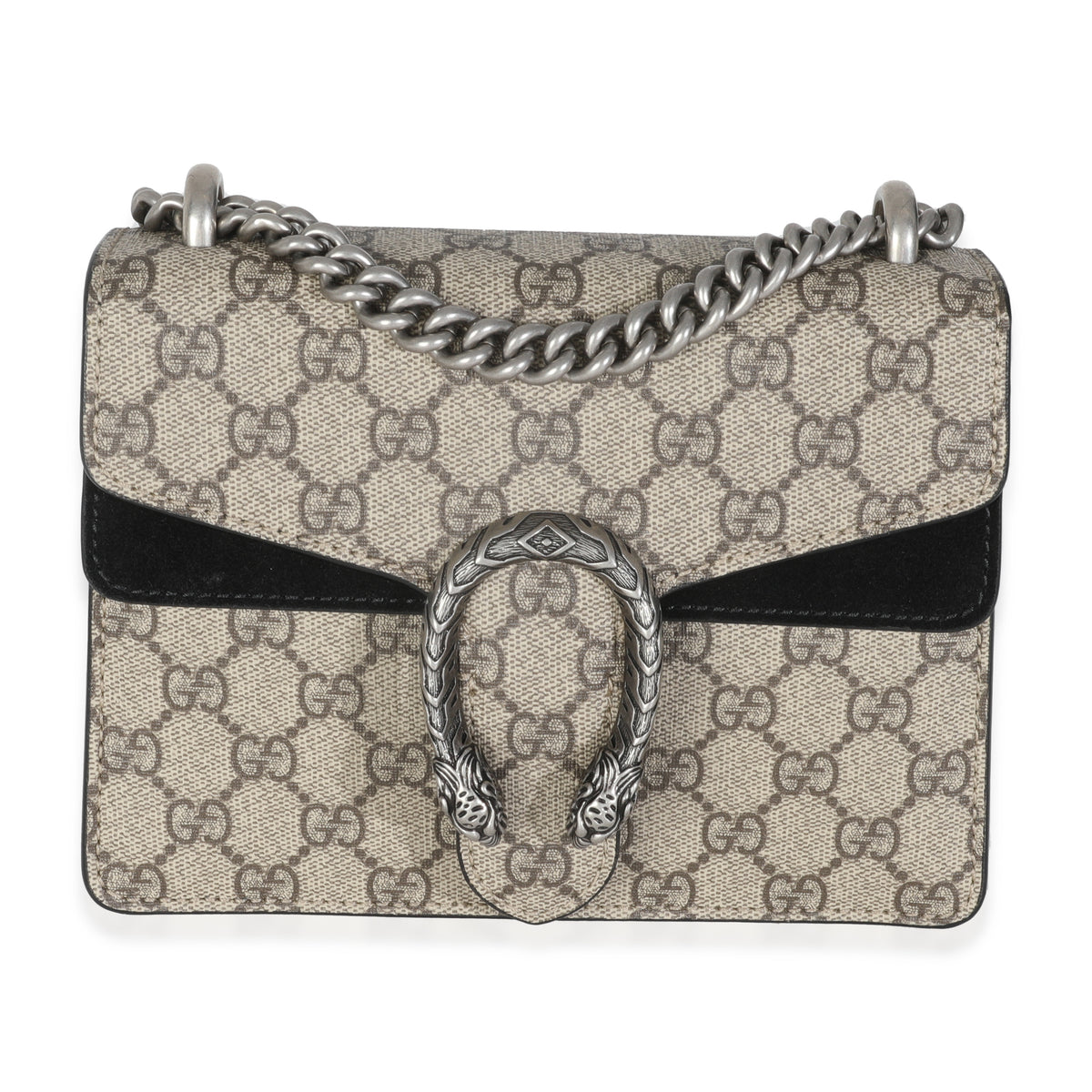 Black GG Supreme Canvas Mini Dionysus