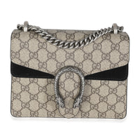 Black GG Supreme Canvas Mini Dionysus