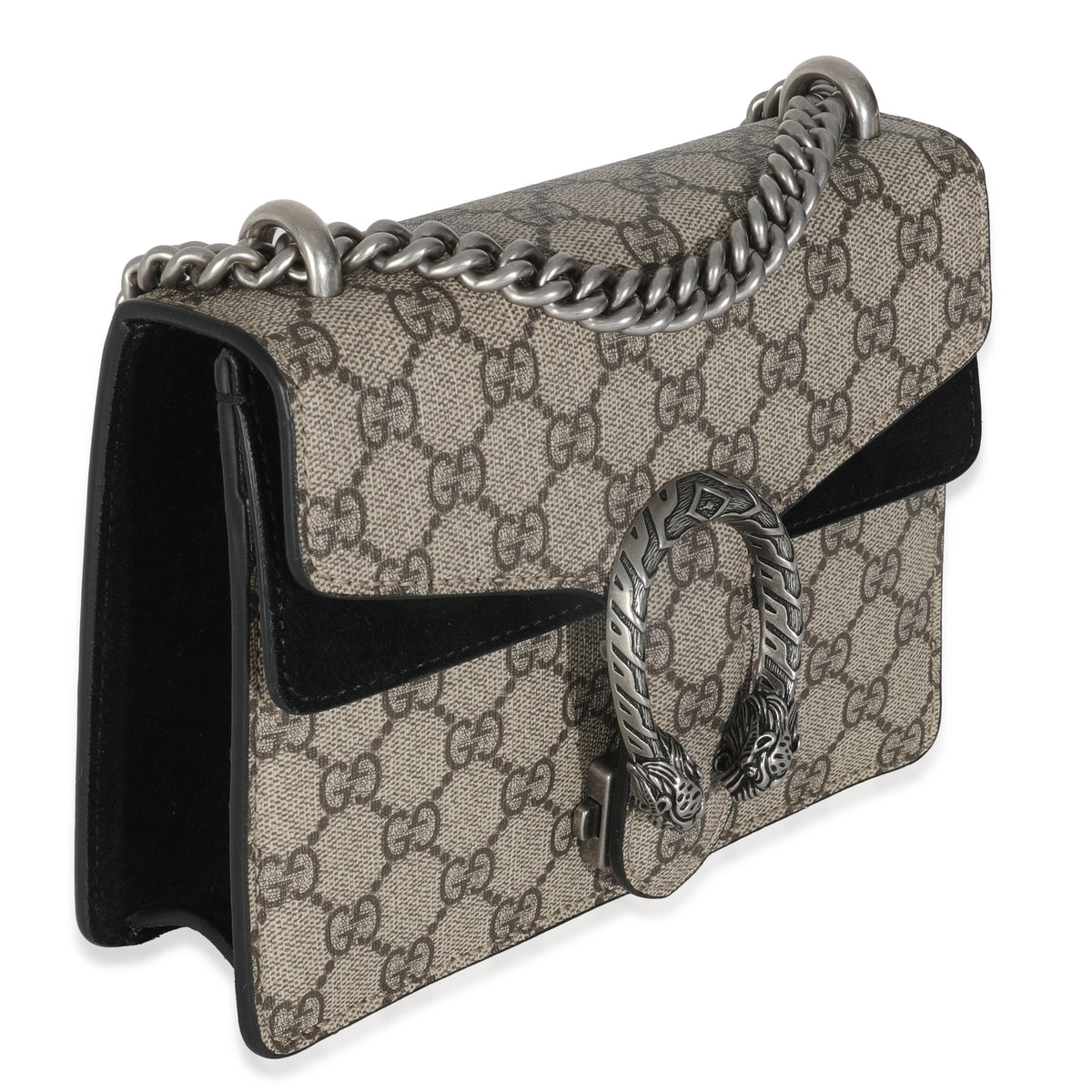 Black GG Supreme Canvas Mini Dionysus