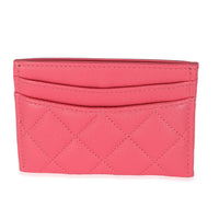 Pink Quilted Card Holder