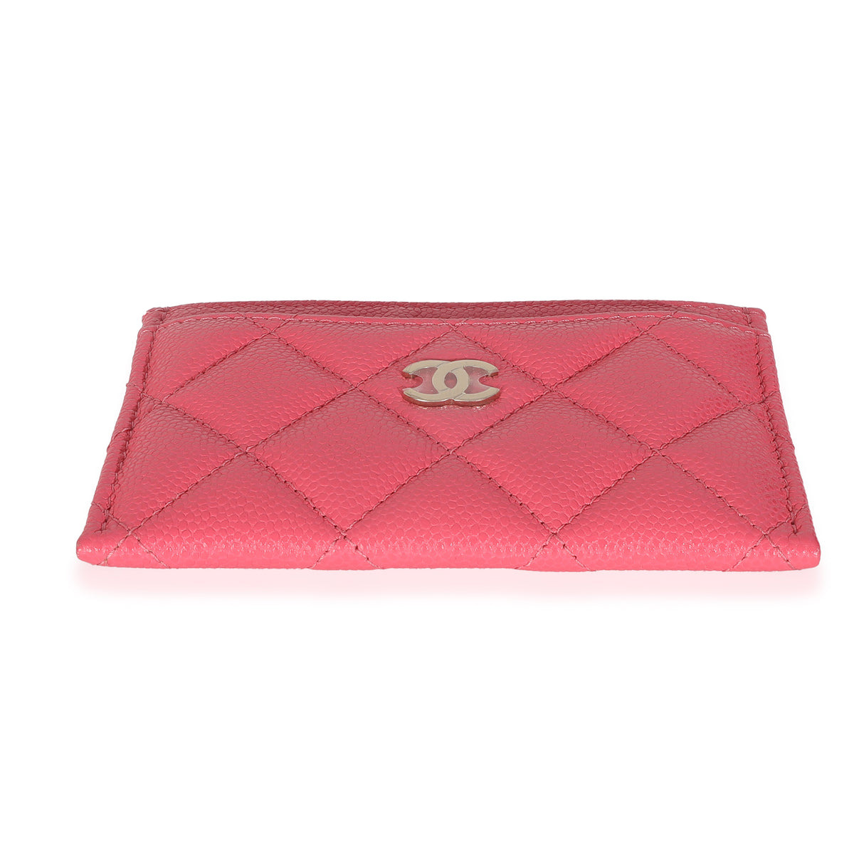 Pink Quilted Card Holder