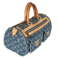 Blue Monogram Denim Neo Speedy