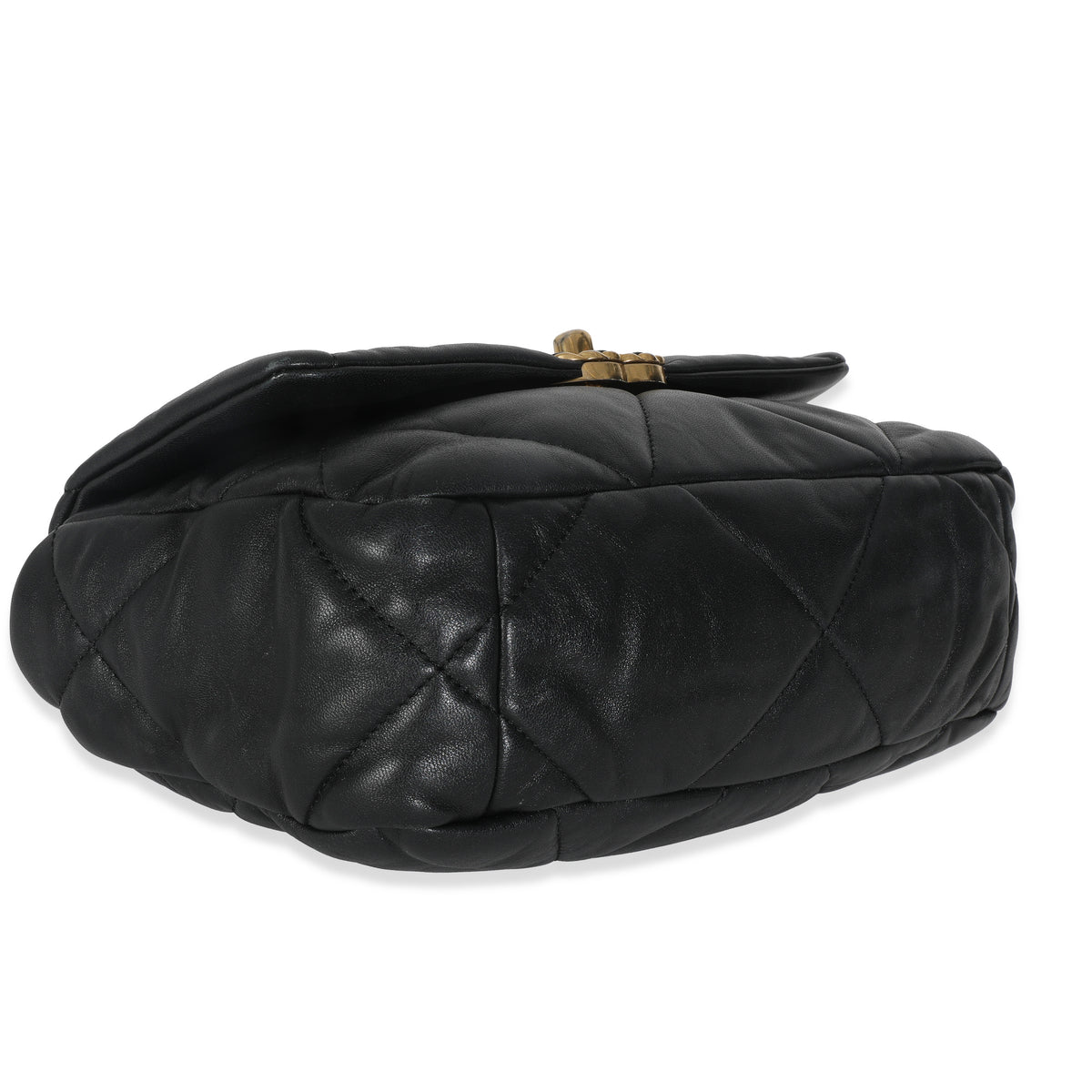 Black Quilted Lambskin Small Chanel 19 Flap Bag