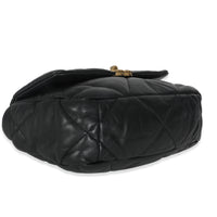 Black Quilted Lambskin Small Chanel 19 Flap Bag