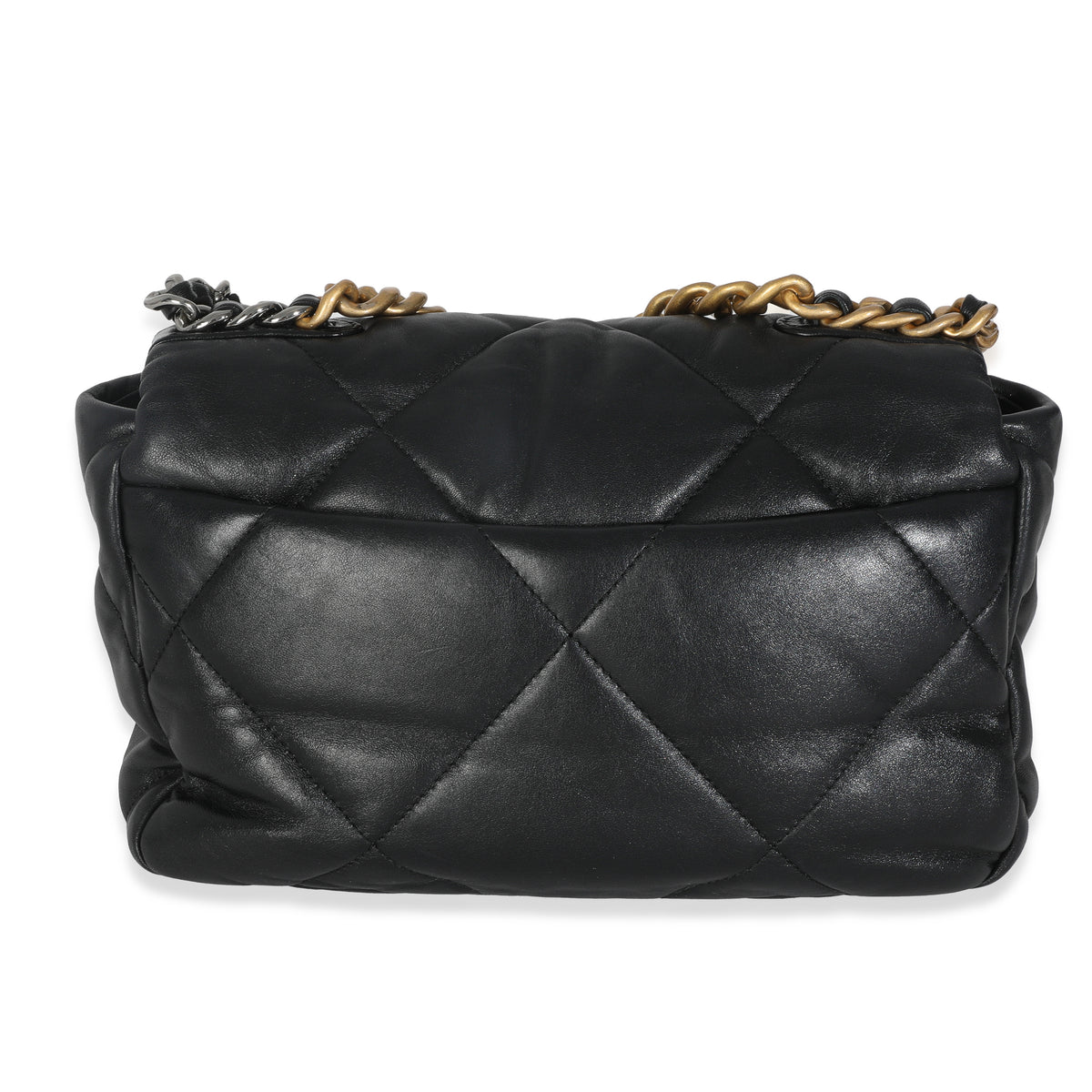 Black Quilted Lambskin Small Chanel 19 Flap Bag