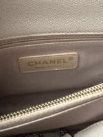 Chanel Light Pink Quilted Caviar Medium Coco Top Handle Handbag Handbag ad3