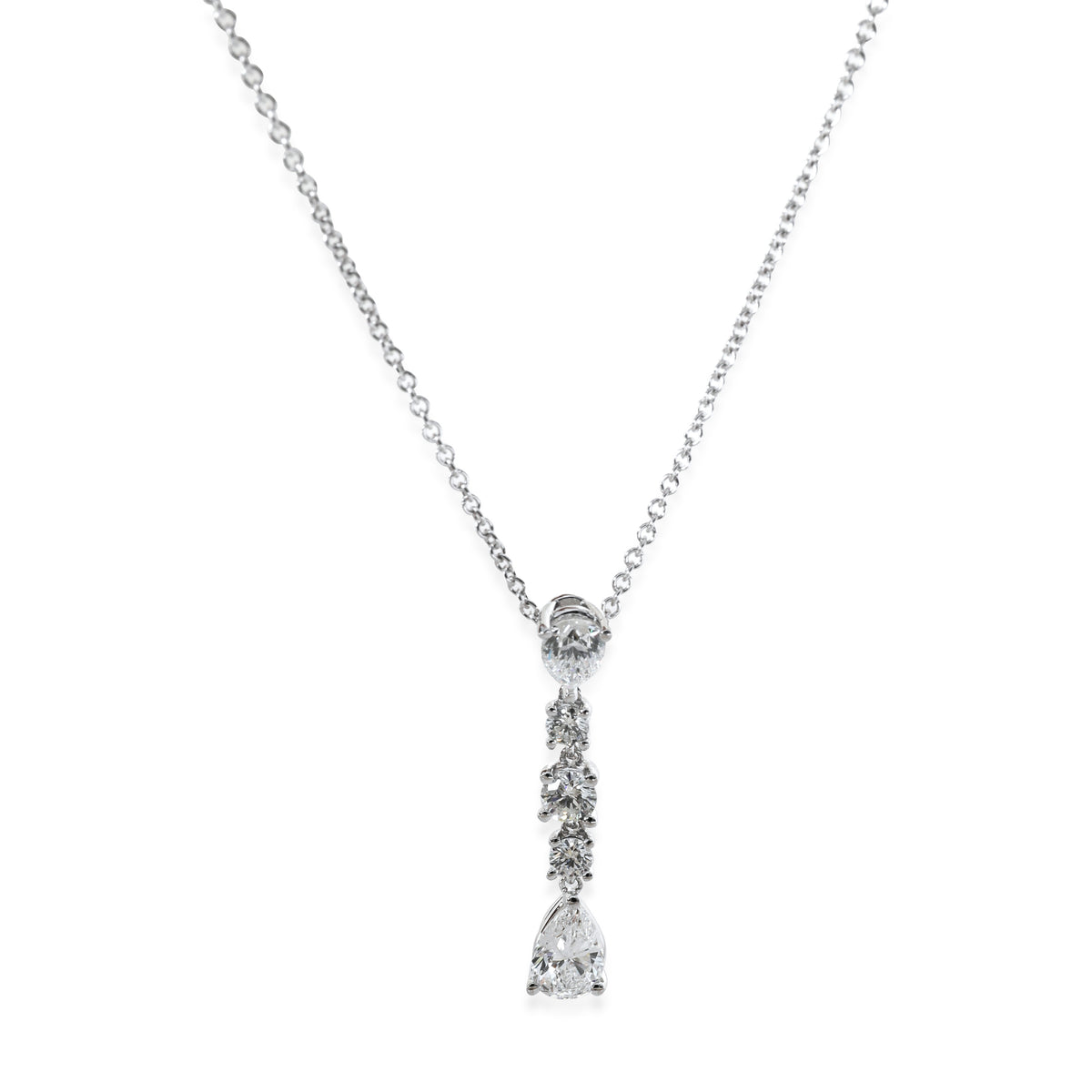 Platinum Diamond Swing Pendant