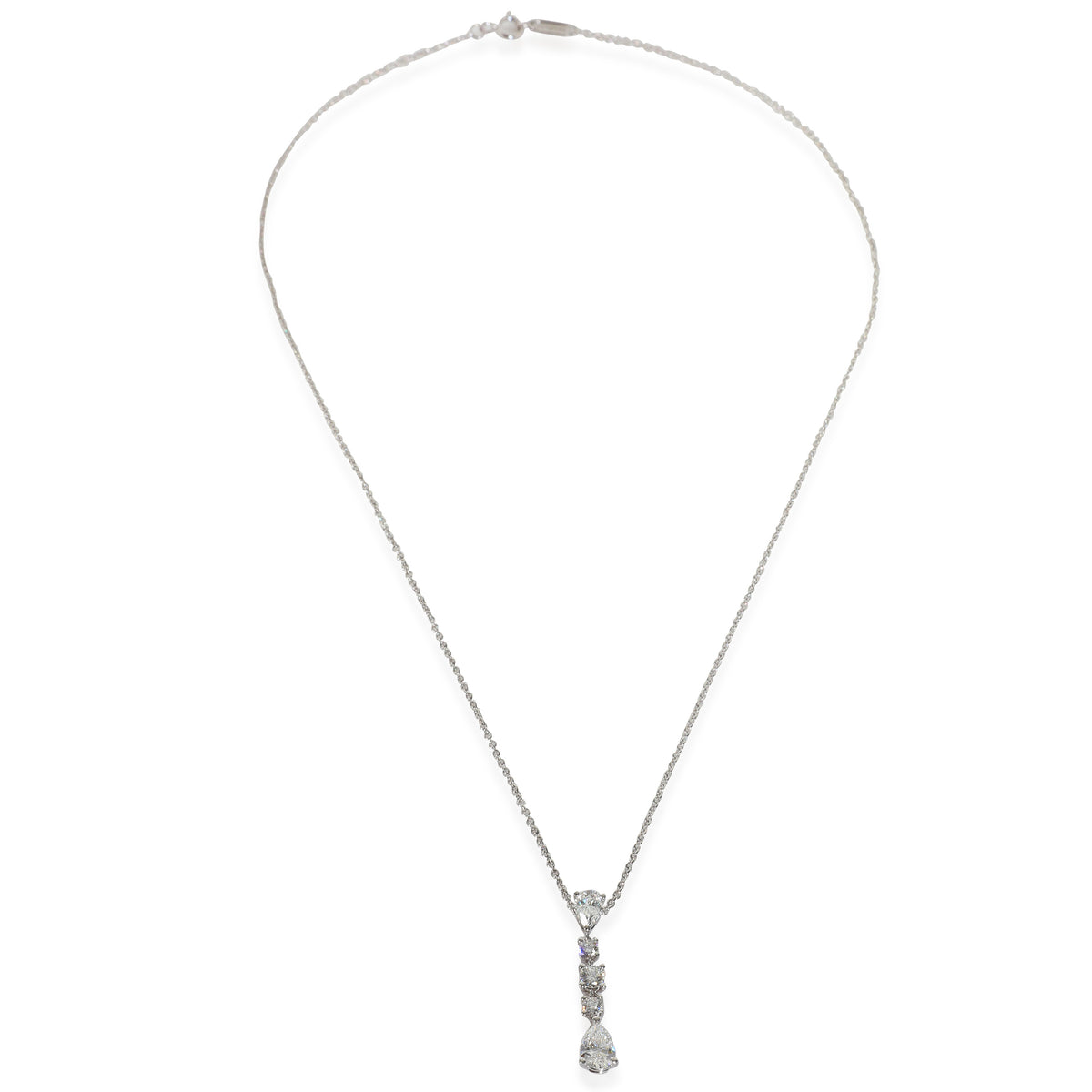 Platinum Diamond Swing Pendant
