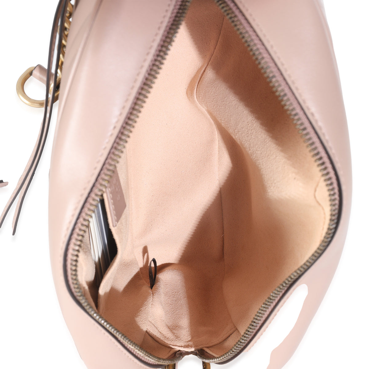 Dusty Pink Matelasse Calfskin Small GG Marmont Camera Bag