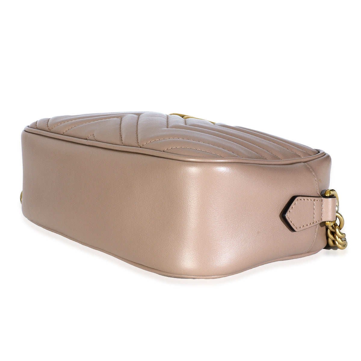 Dusty Pink Matelasse Calfskin Small GG Marmont Camera Bag