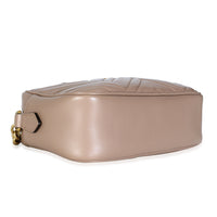 Dusty Pink Matelasse Calfskin Small GG Marmont Camera Bag