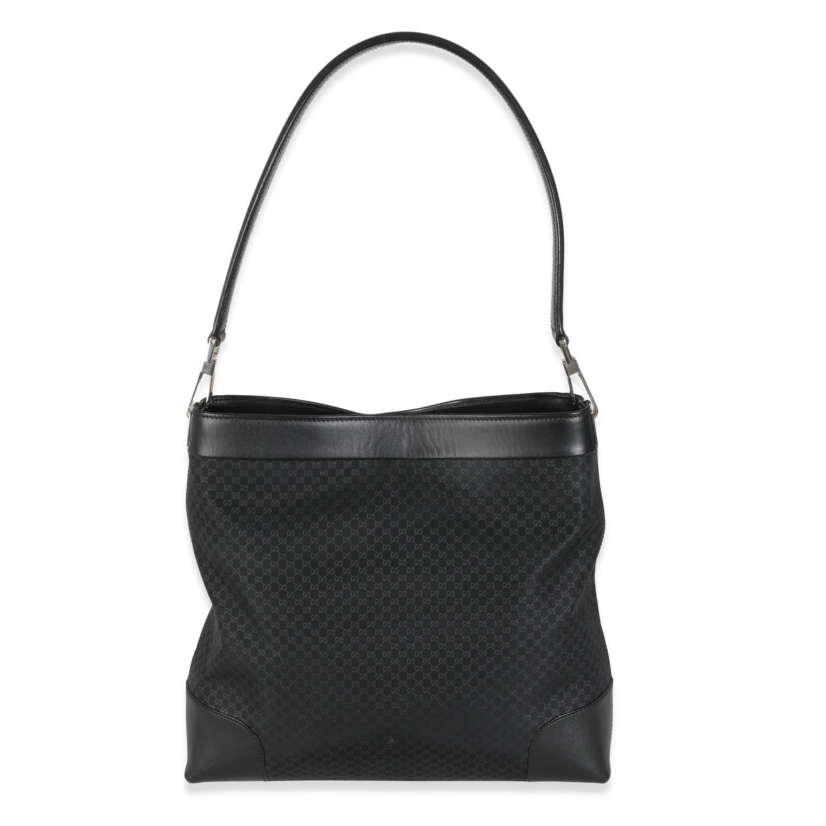 Vintage Black GG Nylon Shoulder Bag