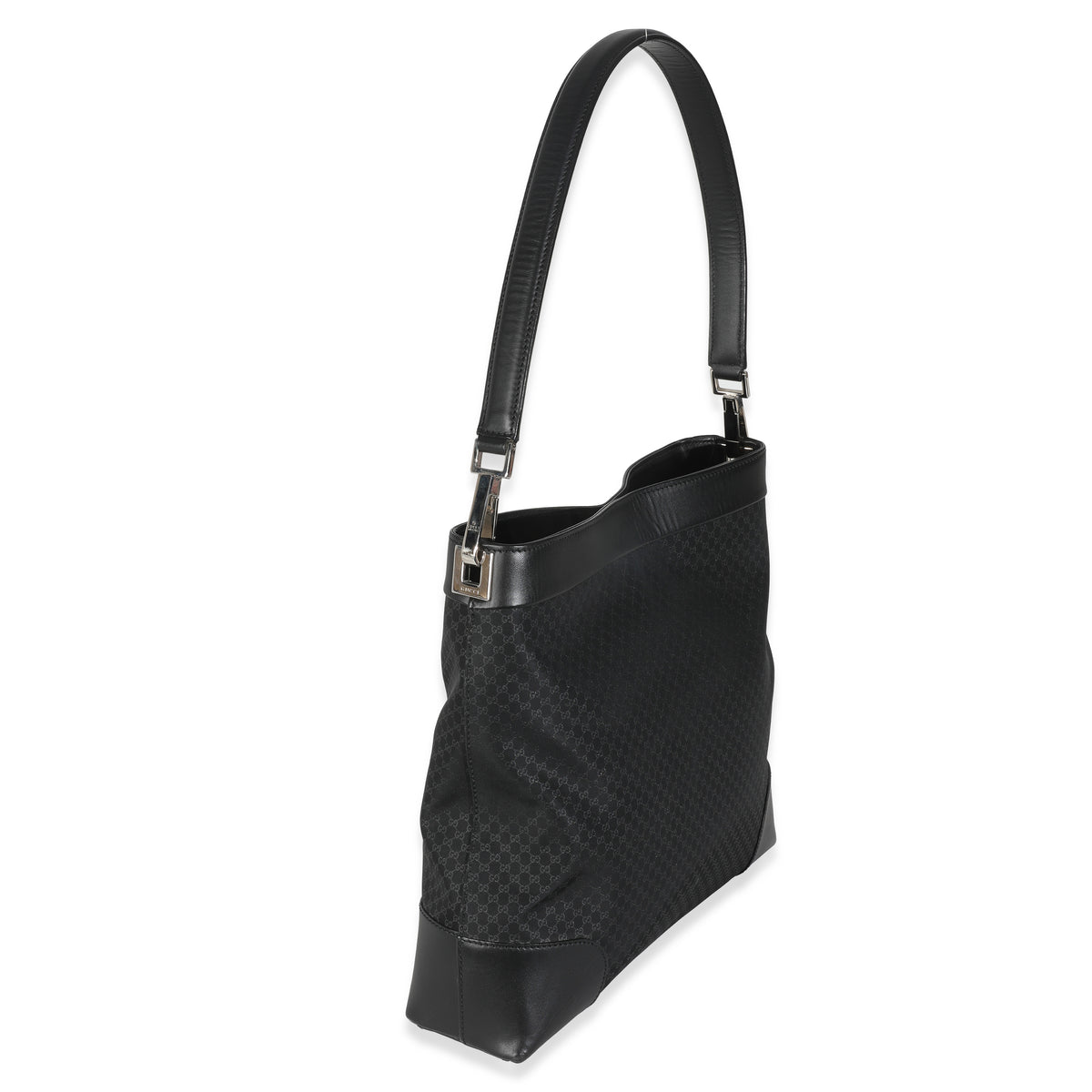 Vintage Black GG Nylon Shoulder Bag