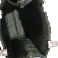 Dark Green Technical Fabric FF Mini Fendi Sunshine Shopper