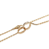 Yellow Gold Diamond Love Necklace