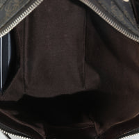 Vintage Black Anagram Canvas Shoulder Bag