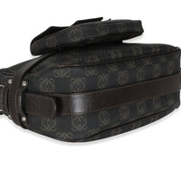 Vintage Black Anagram Canvas Shoulder Bag