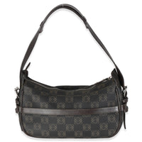 Vintage Black Anagram Canvas Shoulder Bag