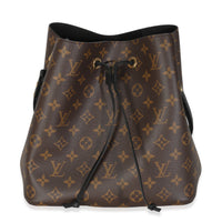 Black Monogram Canvas Neonoe MM