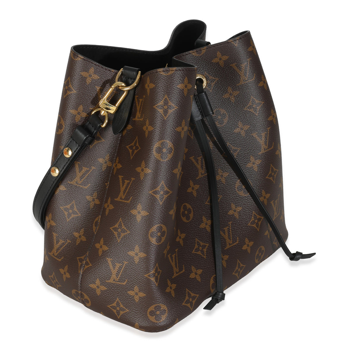 Black Monogram Canvas Neonoe MM