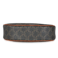 Tan Triomphe Canvas Calfskin Medium Ava Shoulder Bag