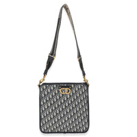 Navy Oblique Canvas CD Hobo