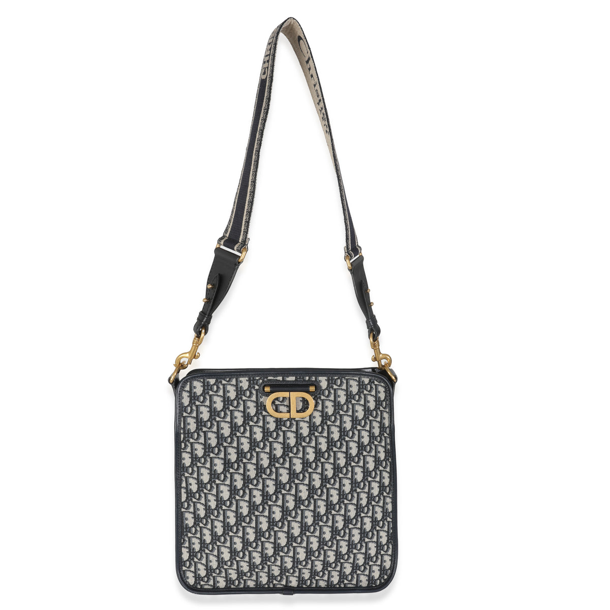 Navy Oblique Canvas CD Hobo