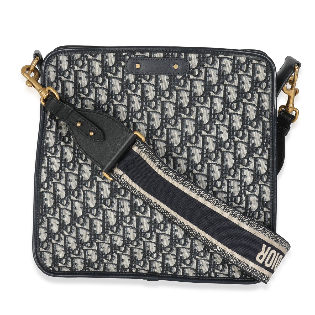 Navy Oblique Canvas CD Hobo