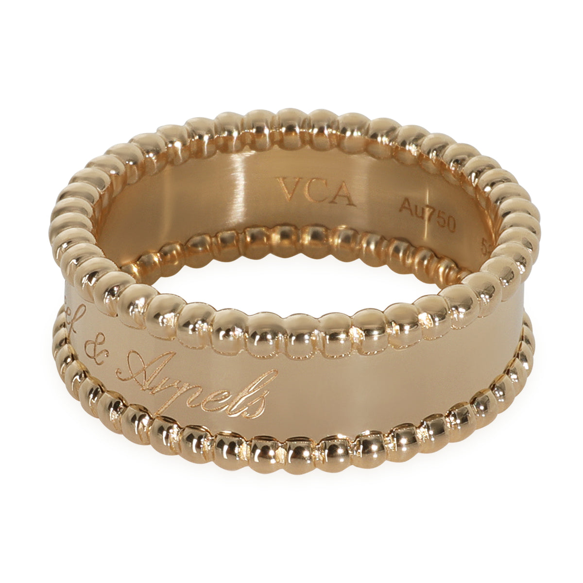 Yellow Gold  Perlee Signature Ring