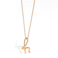 Rose Gold  Elsa Peretti Mini Alphabet Pendant
