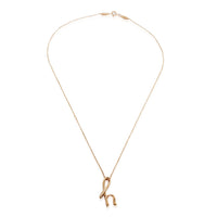 Rose Gold  Elsa Peretti Mini Alphabet Pendant