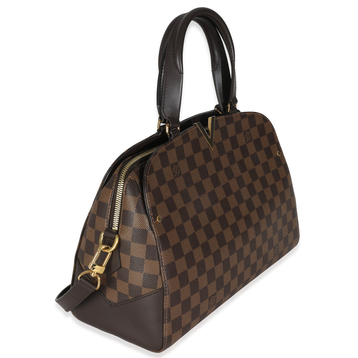 Damier Ebene Canvas Kensington Bowling Bag
