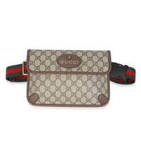 Brown GG Supreme Monogram Neo Vintage Web Belt Bag