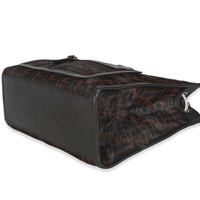 Tobacco Zucca Mesh Nylon Leather Small Runaway Shopper