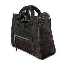 Tobacco Zucca Mesh Nylon Leather Small Runaway Shopper